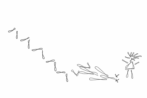 "Stairs in 8s" animatedGIF, by @iamTalkyTina