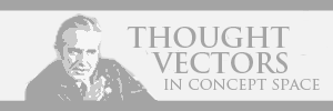 "Thoughtvectors in Concept Space badge" by @iamTalkyTina