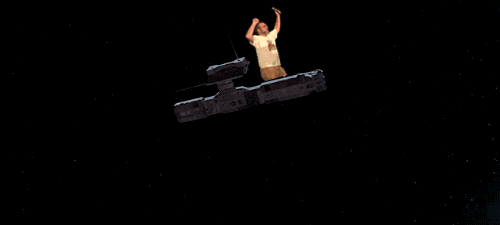"Dancing Jim Groom Around the World on the 2001 Bone Spaceship" animated GIF by @iamTalkyTina