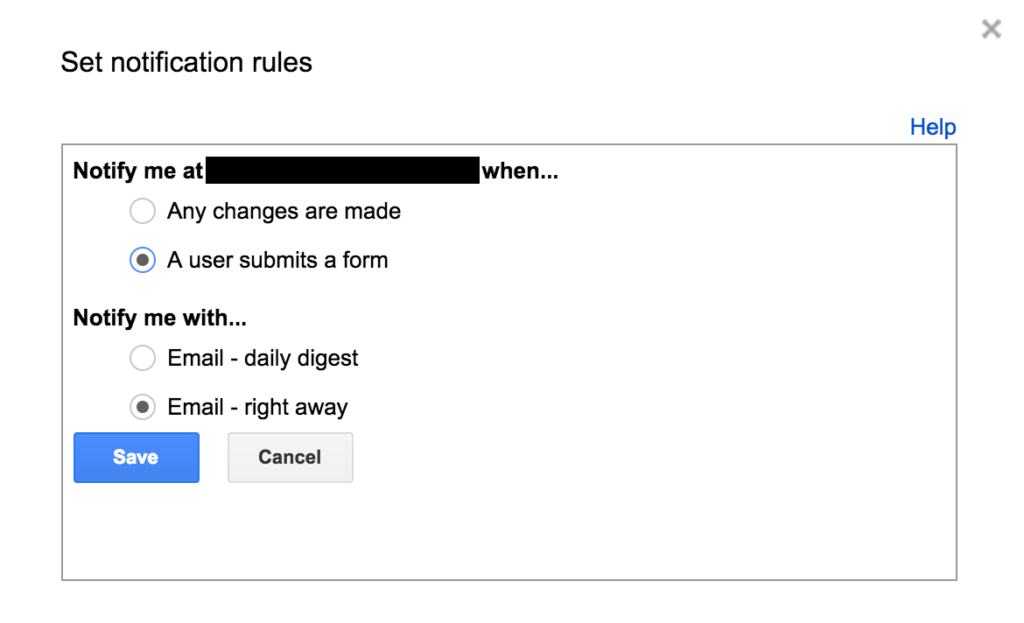 "Set Notifications Rules, Redacted," by @iamTalkyTina